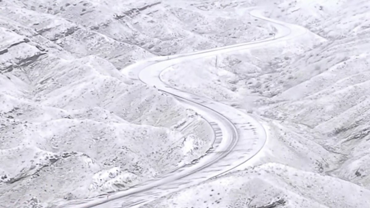 Watch: Cold Storm Blankets Hills Near Santa Clarita Valley With Snow – NBC 6 South Florida - Vimarsana News