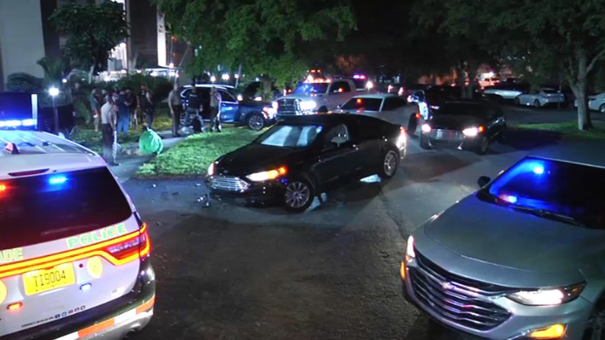 2 Arrested After Car Burglary Suspects Rammed MiamiDade Officers