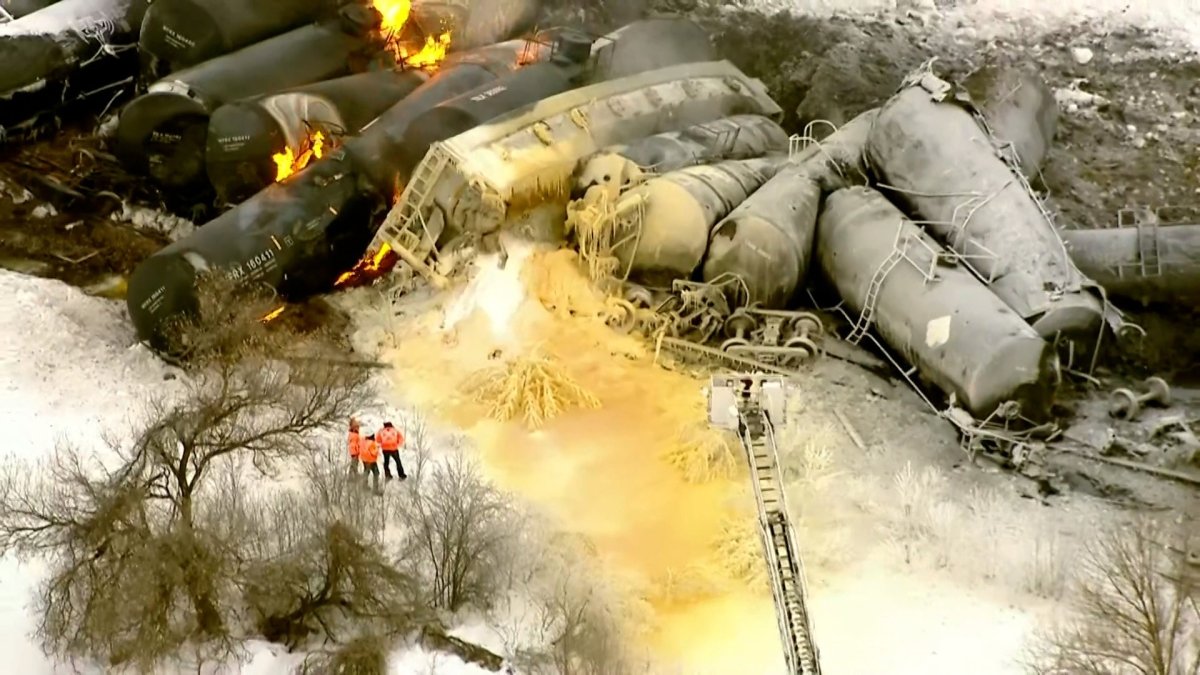 Train Carrying Ethanol, Corn Syrup Derails in Minnesota NBC 6 South