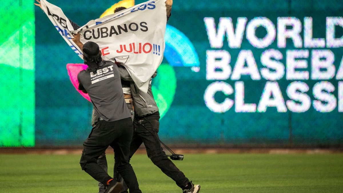 Cuban Activists Arrested for Allegedly Storming USA-Cuba Game at World ...