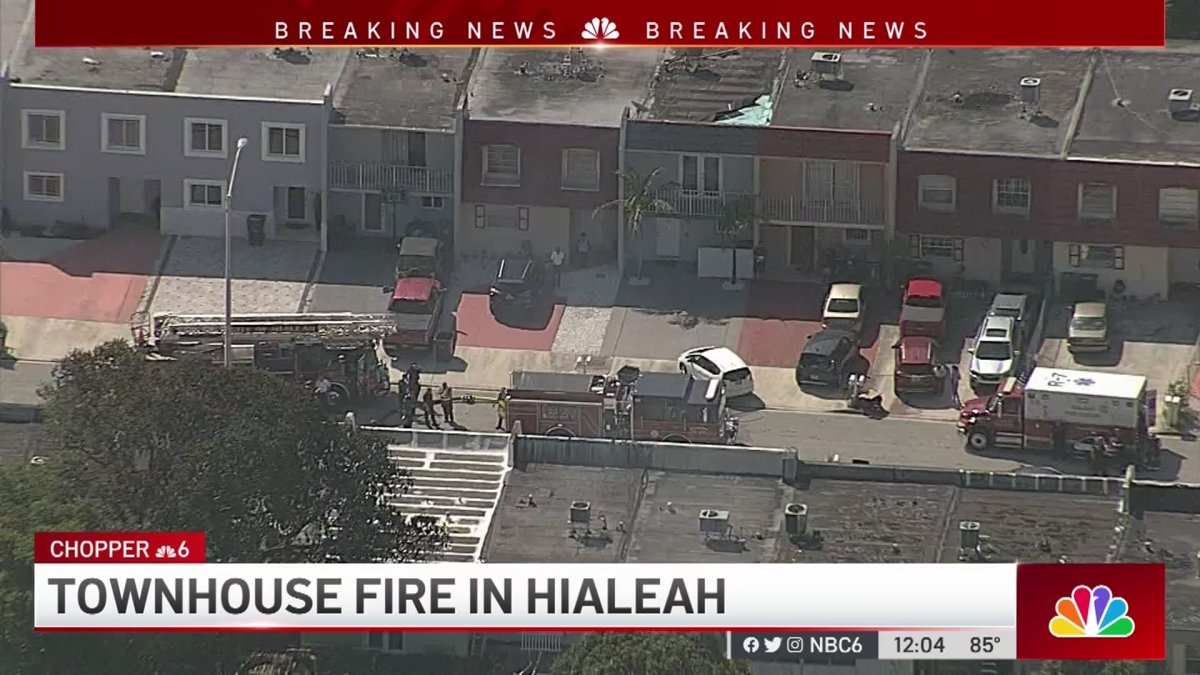 Townhouse Fire in Hialeah – NBC 6 South Florida