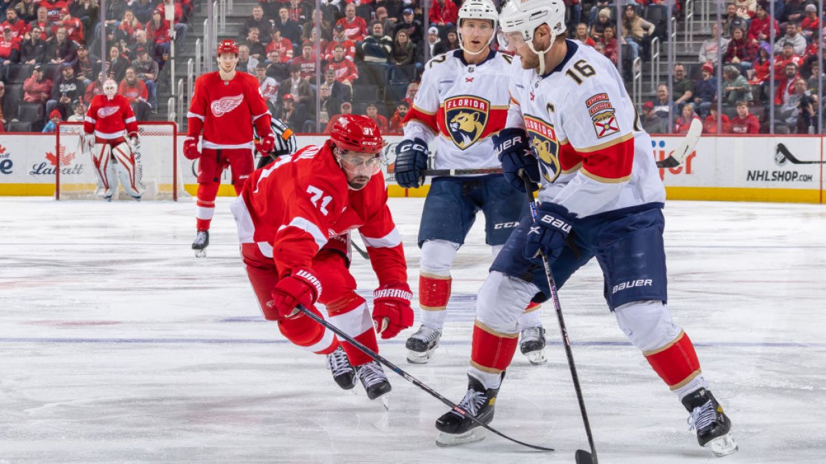 Barkov Sets Panthers Points Mark In 5 2 Win Over Red Wings Nbc 6 South Florida 