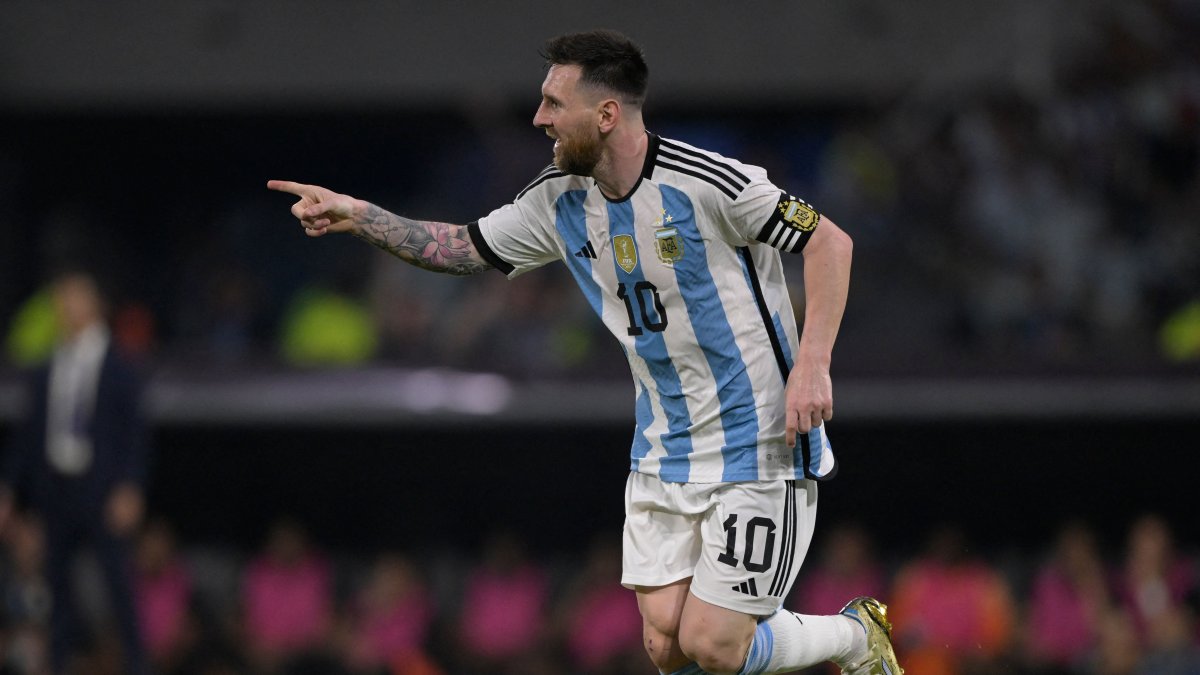 Lionel Messi surpasses 100 career goals for Argentina