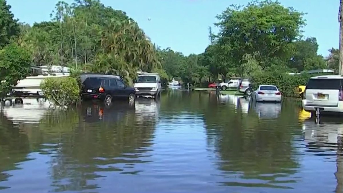 Neighborhoods Still Underwater, Days After Historic Flooding Event in