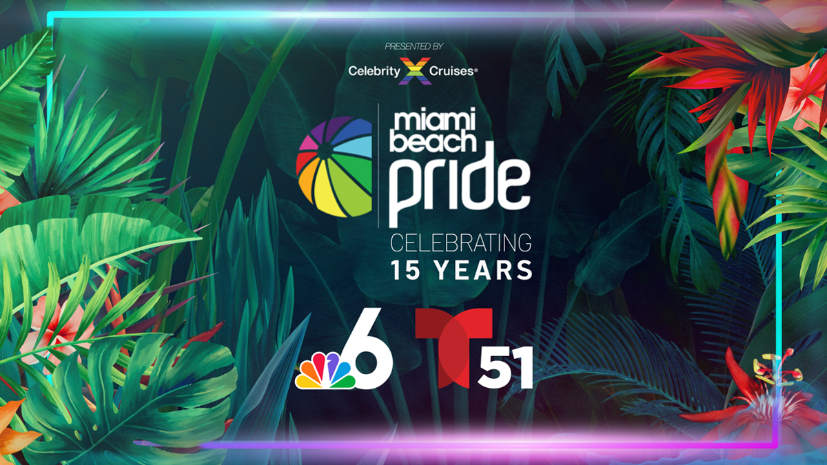 Join NBC6 and Telemundo 51 for Miami Beach Pride Celebrating 15 Years