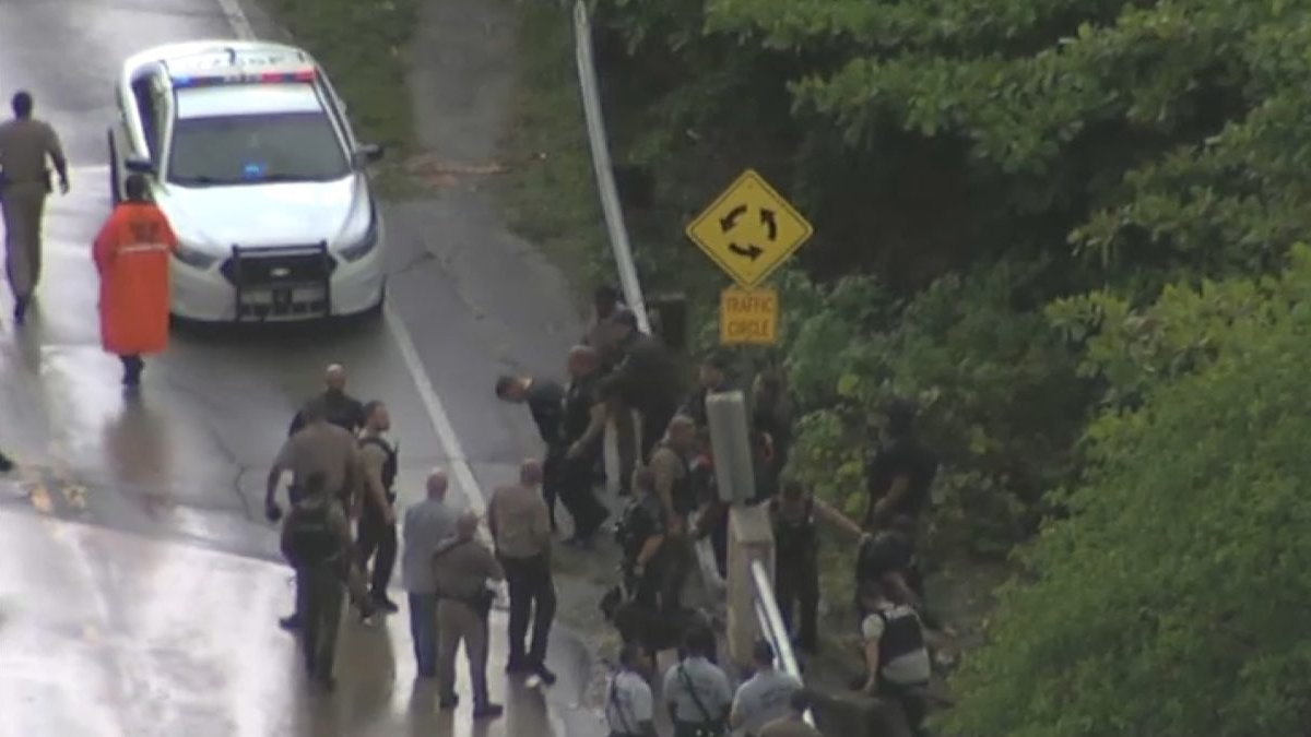 Suspect Captured After Swimming in Canal Following Police Chase in ...