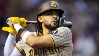 Padres star Fernando Tatis Jr. during his return game from an 80-game PED suspension.