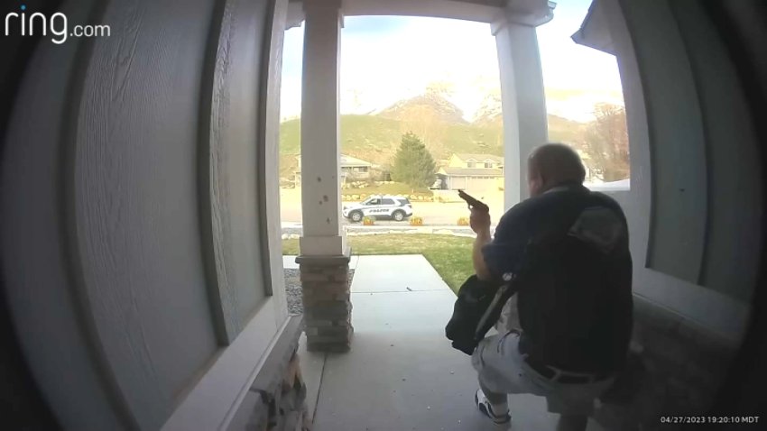Jeffrey Roberts shoots at police after killing his brother.