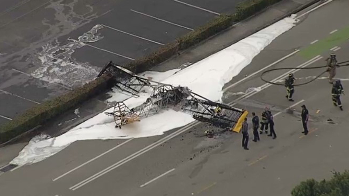 Pilot Killed When Banner Plane Crashes on Hollywood Roadway NBC 6