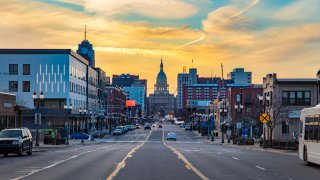 Michigan Avenue in Lansing, Michigan.