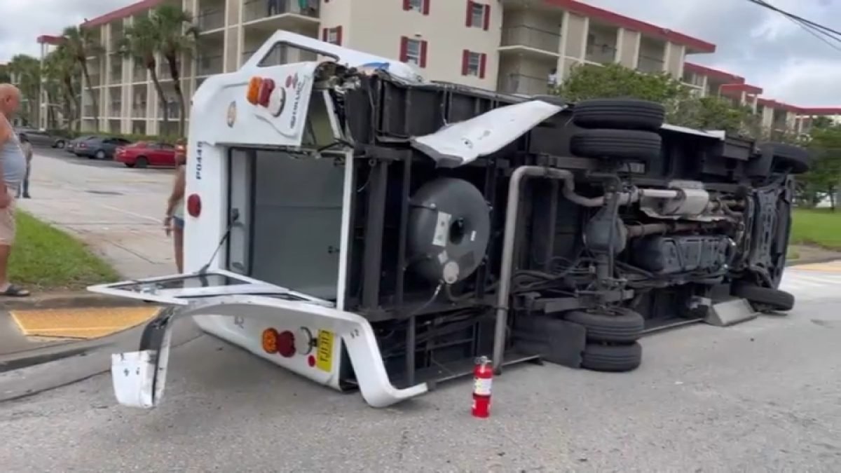 5 Injured After Bus, Sedan Crash in Lauderdale Lakes – NBC 6 South Florida