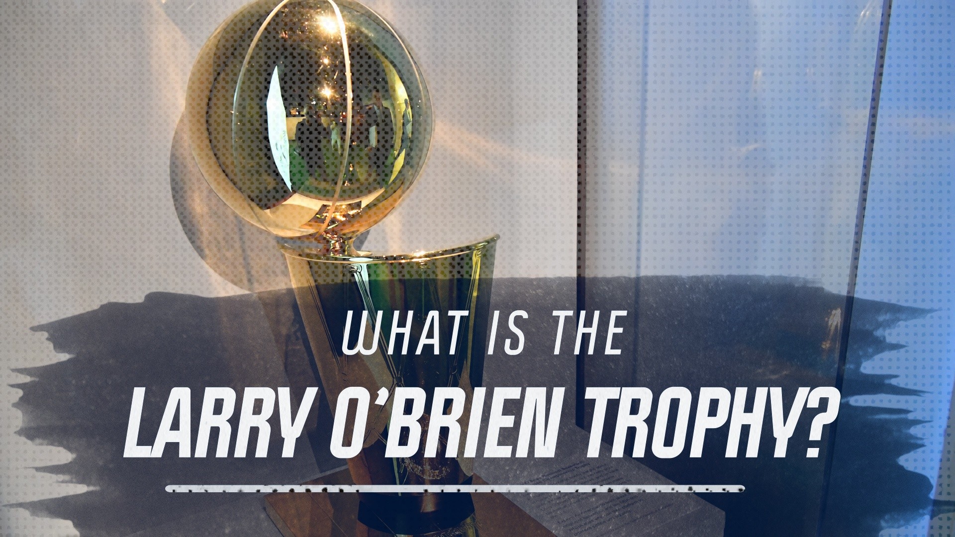 NBA Finals Larry O'Brien Championship Trophy 8 x 10 Color Photo!
