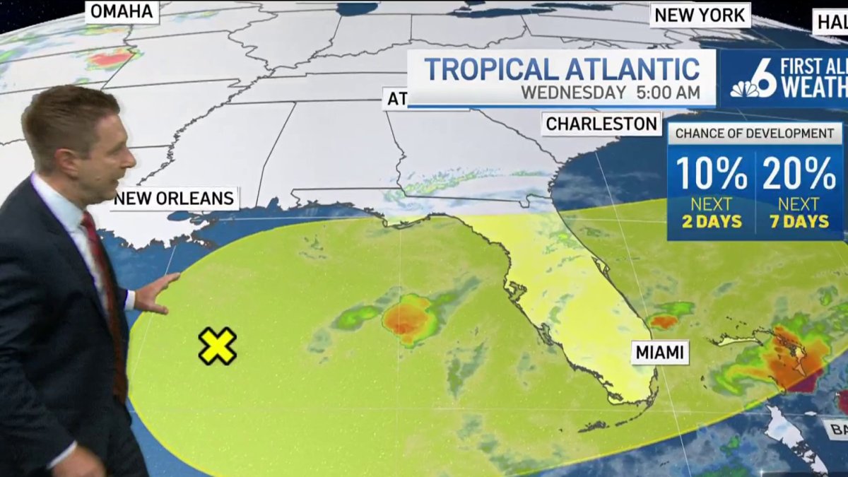 Tropical Area Could Bring Wet Weather to Florida – NBC 6 South Florida