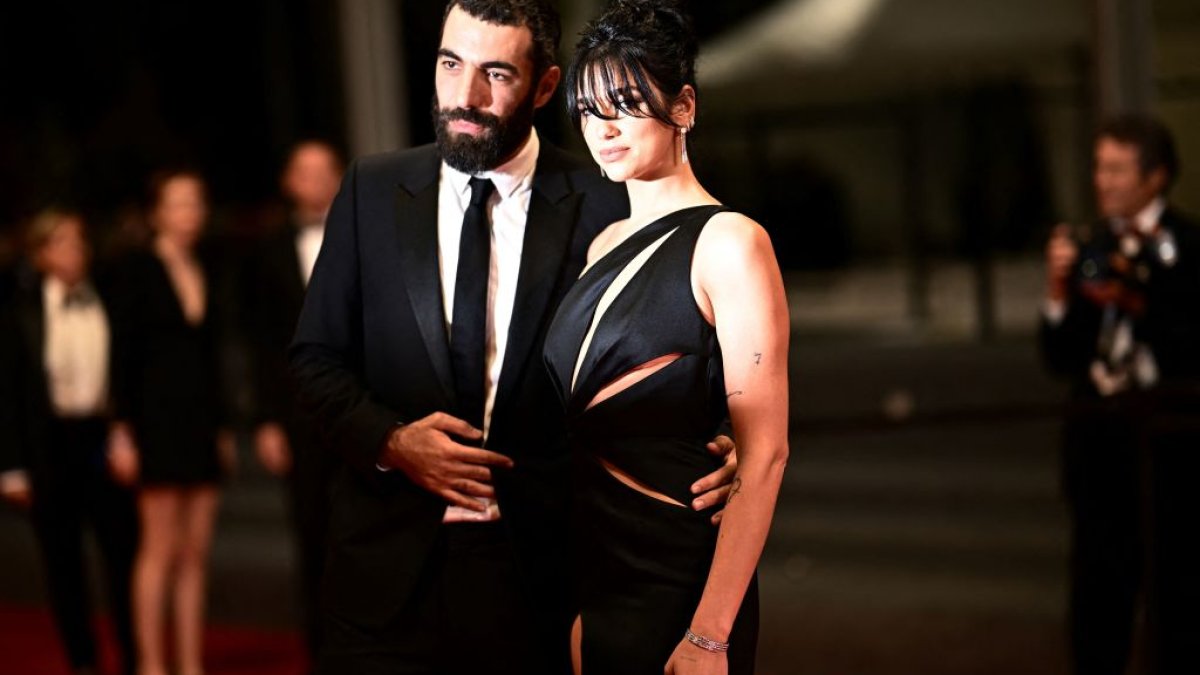 See Dua Lipa Make Her Crimson Carpet Debut With Boyfriend Romain Gavras at Cannes