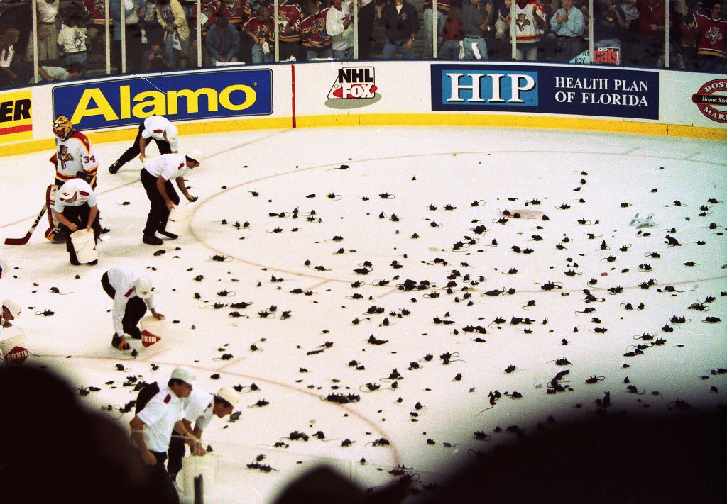 Why Florida Panthers Fans Throw Rats After Wins NBC 6 South Florida   GettyImages 1481207207 