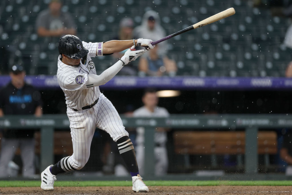 Charlie Blackmon of the Colorado Rockies looks on during the game News  Photo - Getty Images