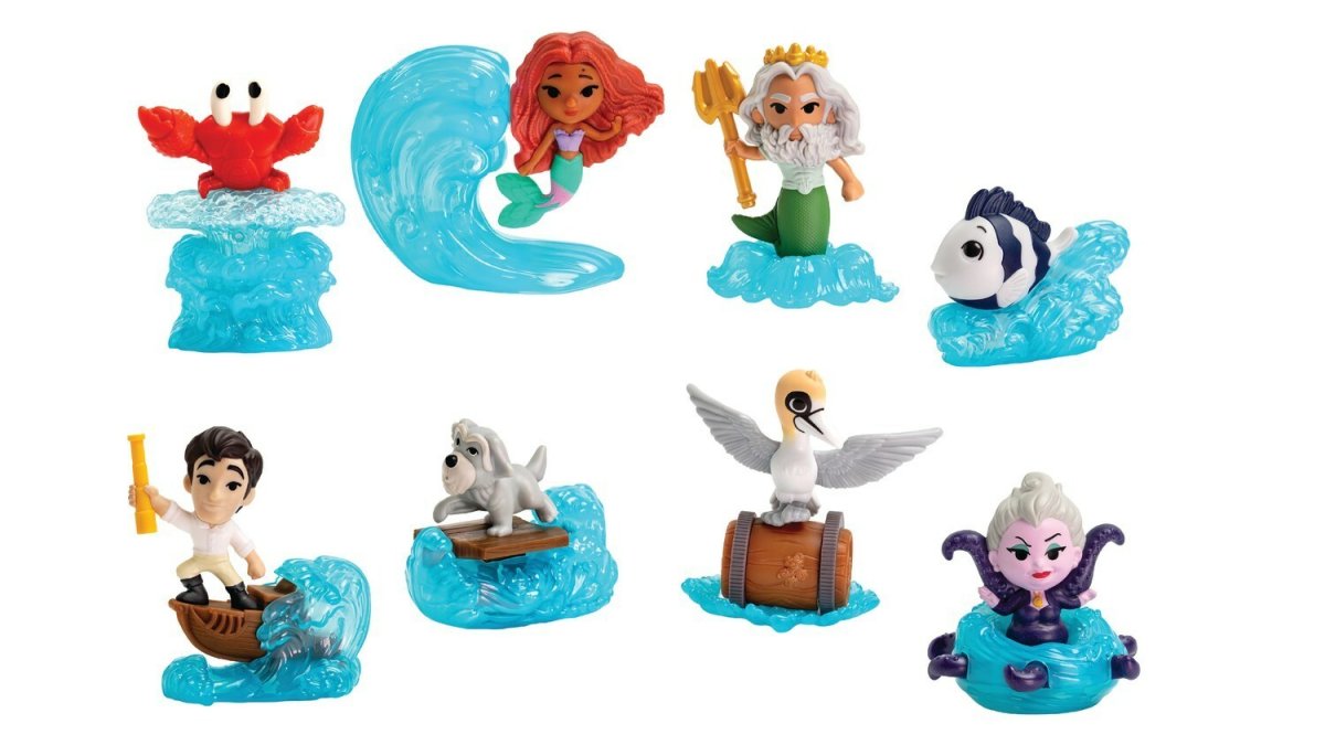 McDonald’s Unveils ‘Little Mermaid’ Happy Meal Toys, Packing containers