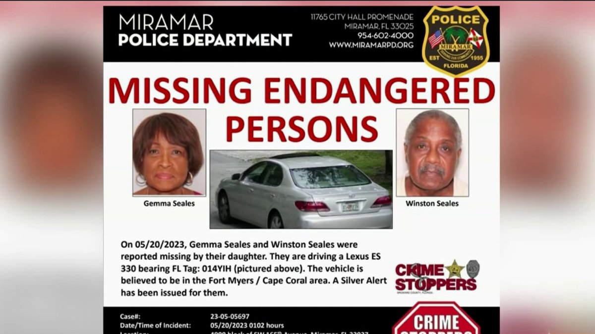 Missing Elderly Miramar Couple Found Safe In Palm Beach County Police Nbc 6 South Florida