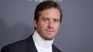 FILE - Armie Hammer appears at the Hollywood Film Awards in Beverly Hills, Calif., on Nov. 4, 2018.