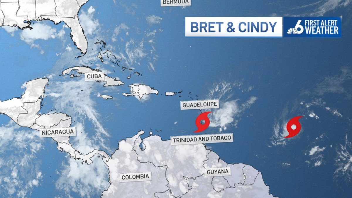 Tropical Storm Bret no more; storm falls apart in the Caribbean