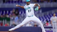 Cabrera Fans 10 in 6 Innings, Sánchez Homers in Marlins' 4-0 Win Over A's