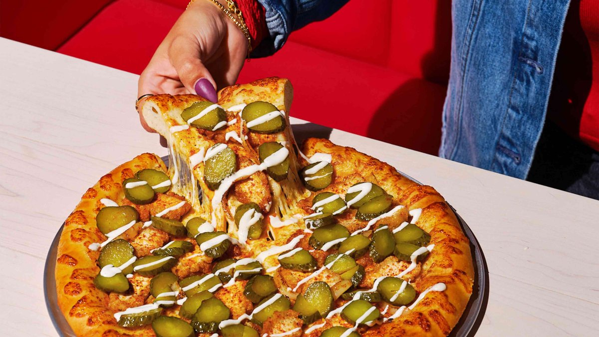 What is the large dill? Pizza Hut launches Pickle Pizza