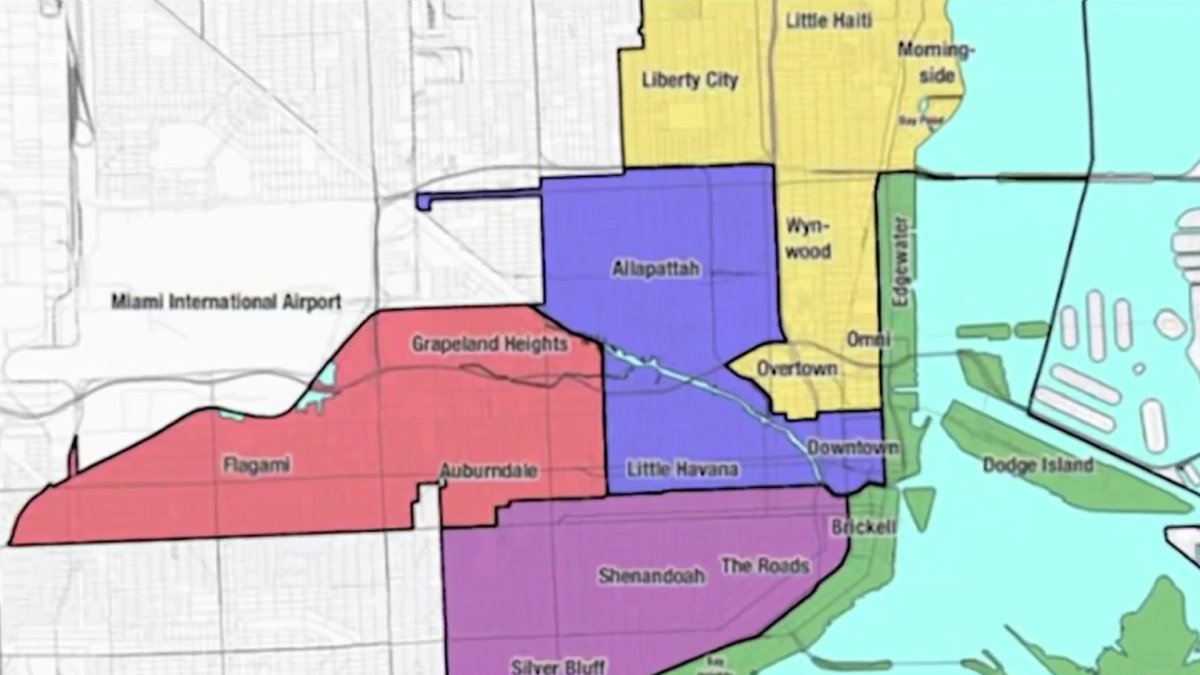 Nbc Local Map Judge order new election map for Miami-Dade after gerrymandering ...