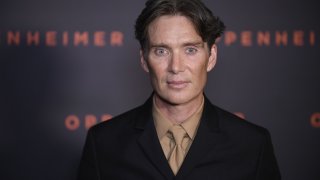 Irish actor Cillian Murphy poses upon his arrival for the “Premiere” of the movie “Oppenheimer” at the Grand Rex cinema in Paris on July 11, 2023.