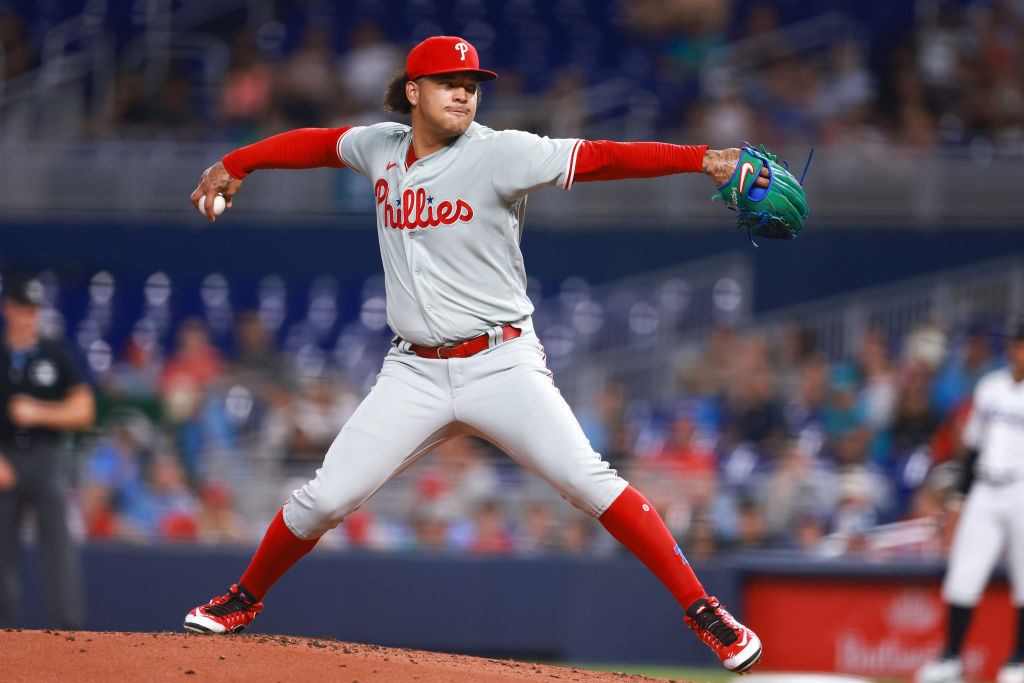 Matt Strahm of the Philadelphia Phillies delivers a pitch against