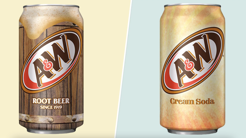 Soda 11. A&W Cream Soda. Одноразка рут бир.