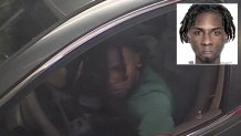 A surveillance image and a sketch show a man wanted in a kidnapping and sexual battery in Fort Lauderdale.