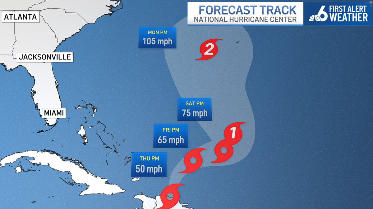 Tropical Storm Franklin makes landfall in the Dominican Republic