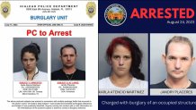 Flyers from Hialeah and Miami Springs Police regarding Jandry Placeres and Karla Atencio Martinez