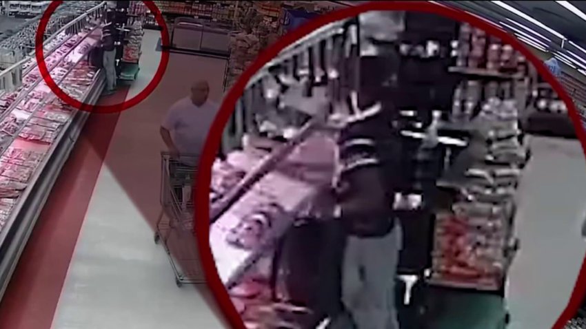 Man accused of stealing meat at knifepoint at grocery stores
