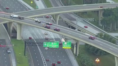 Fatal accident forces temporary closure of a section of I-595