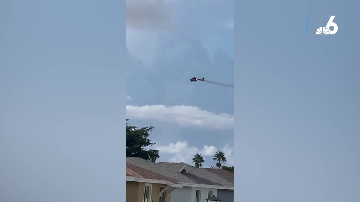 BSO Fire rescue chopper crashes in Pompano Beach – NBC 6 South Florida