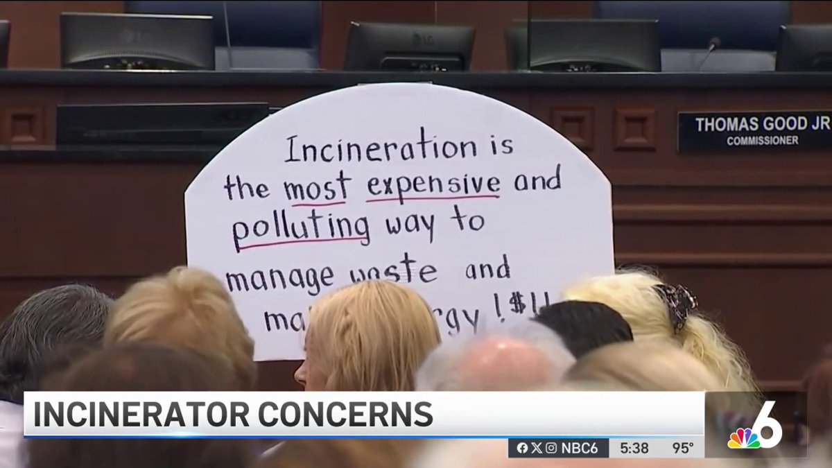 Incinerator concerns remain after Pembroke Pines approves waste disposal plan NBC 6 South Florida