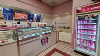 FILE - Baskin Robbins ice cream store