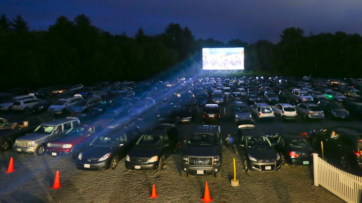 Another person left a auto at a Mass. drive-in theater Another person left a auto at a Mass. drive-in theater
