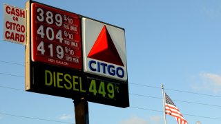 UNITED STATES – SEPTEMBER 13: Gas prices are displayed at a Citgo station in Dunedin, Florida, U.S., on Saturday, Sept. 7, 2008. After opposing offshore drilling for a quarter century as a threat to their lucrative coastline, a majority of Floridians now favor it, polls show. Their shift is a sign of how $4-a- gallon gasoline has hit voters’ psyches and pocketbooks. (Photo by Ryan K. Morris/Bloomberg via Getty Images)