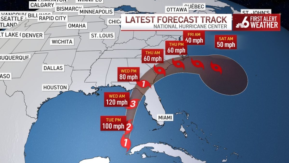 Idalia strengthens into a hurricane as it advances toward Florida – NBC 6 South Florida - Vimarsana News