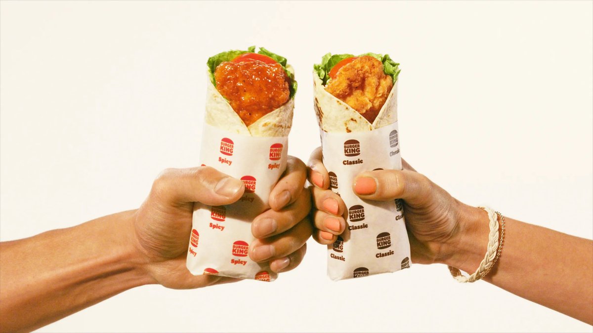 Burger King rolls out wraps in three distinct flavors