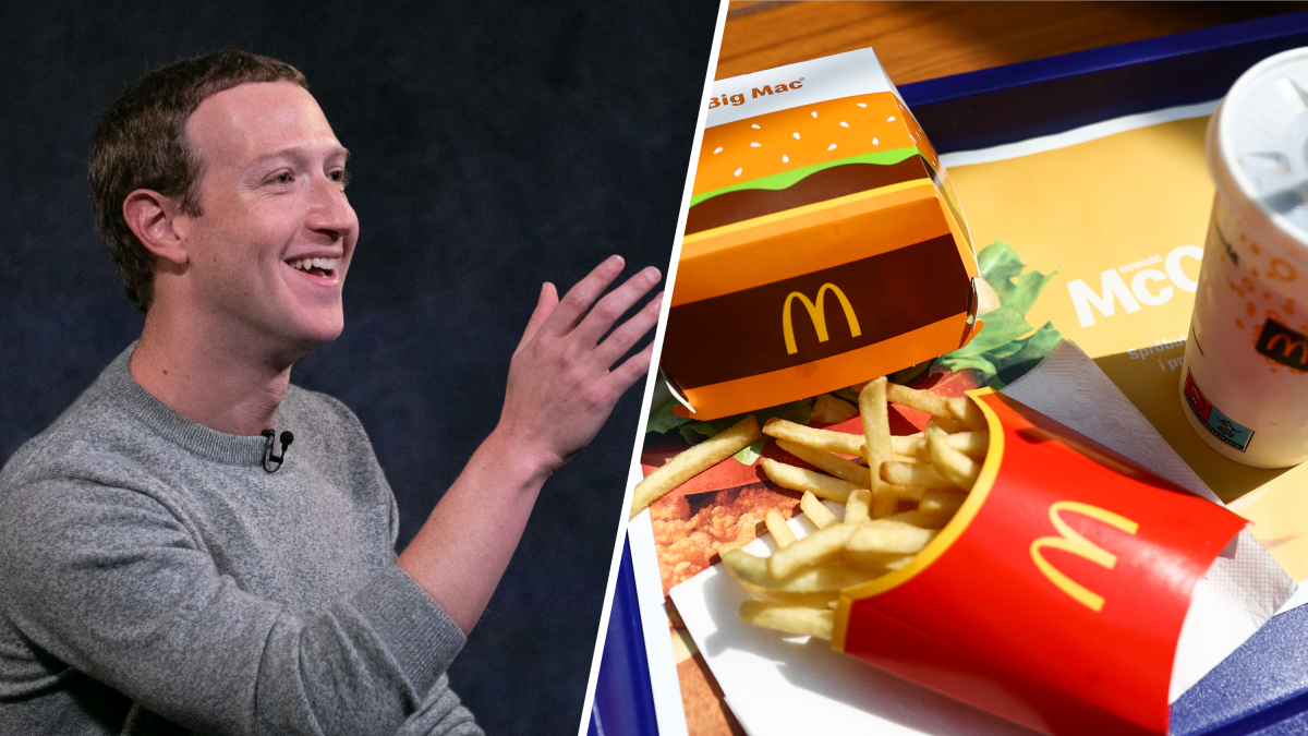Mark Zuckerberg reveals his 4,000-calorie per day diet, outrageous McDonald’s order