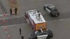 Man climbs on top of ambulance in Miramar, refuses to come down