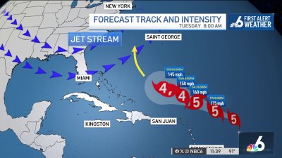 Hurricane Lee intensifies to a Category 5 storm