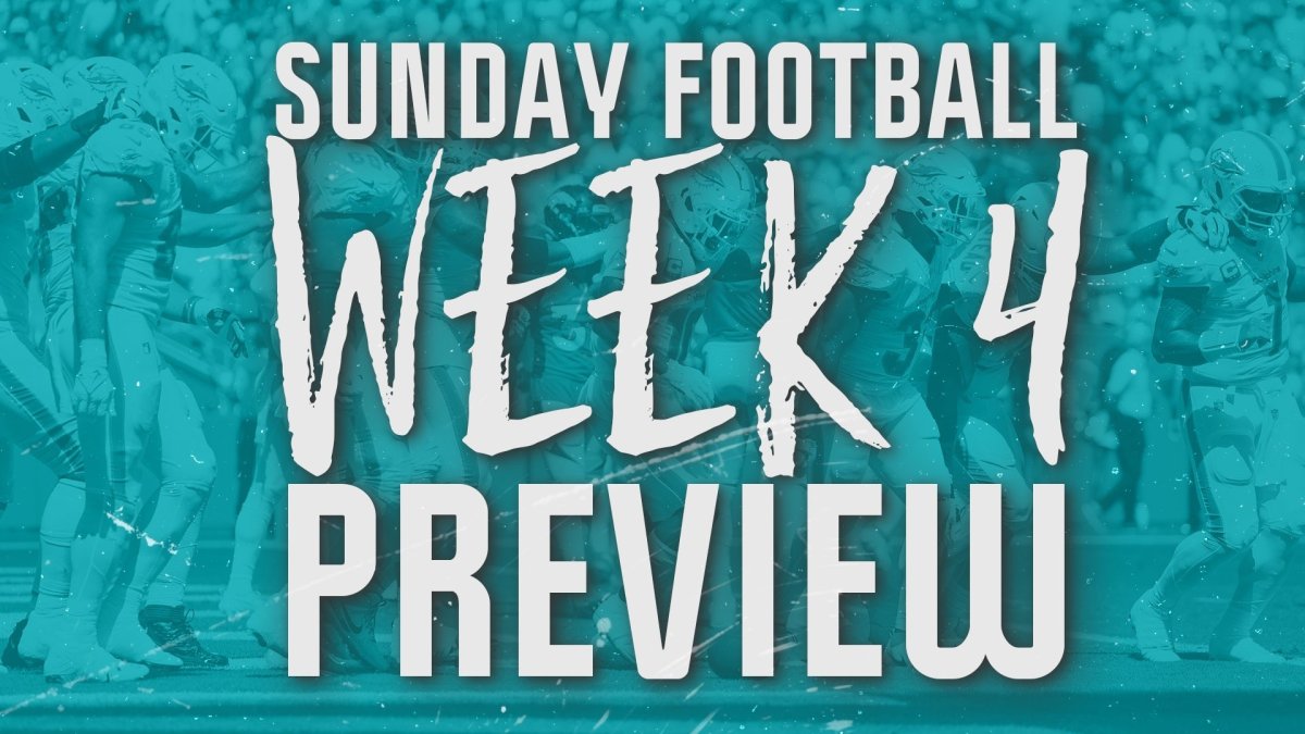 Who plays Monday Night Football tonight Week 4?