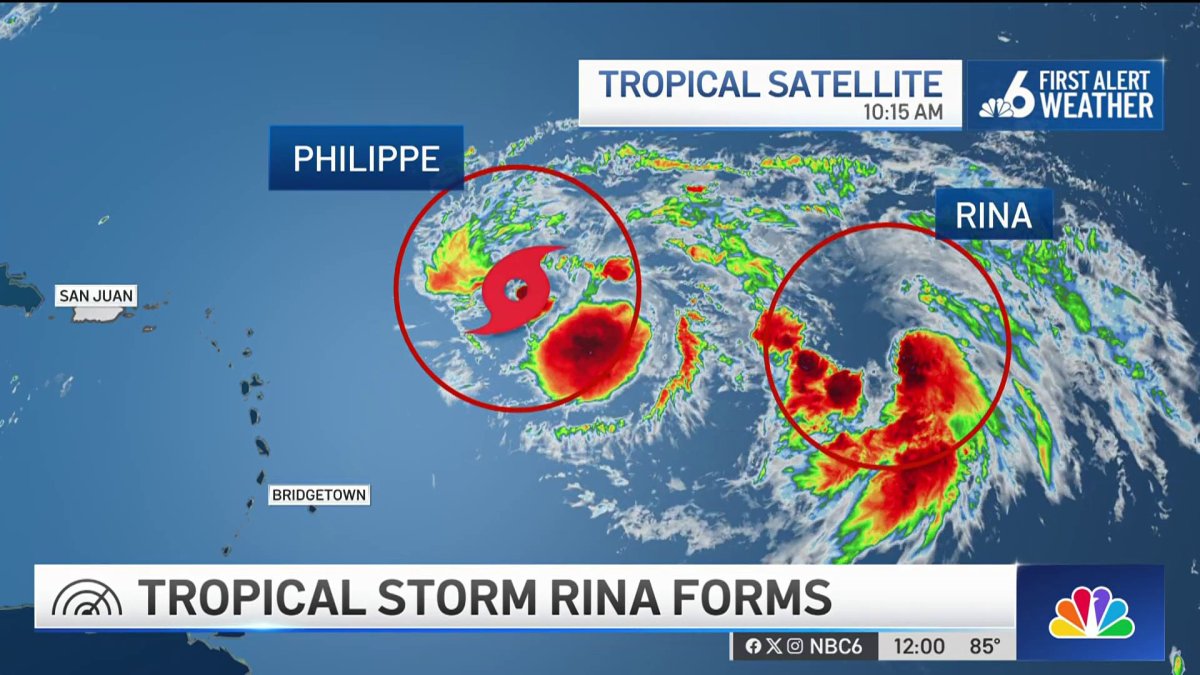 Tropical Storm Rina forms in the Atlantic Ocean NBC 6 South Florida