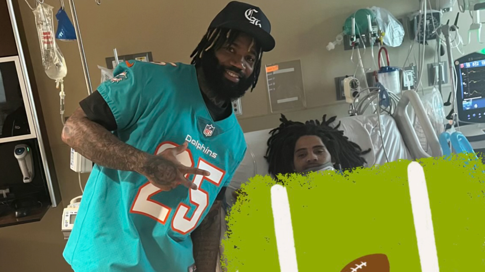 Miami Dolphins' Xavien Howard gifts signed helmet, jersey to high school  football player badly injured – NBC 6 South Florida
