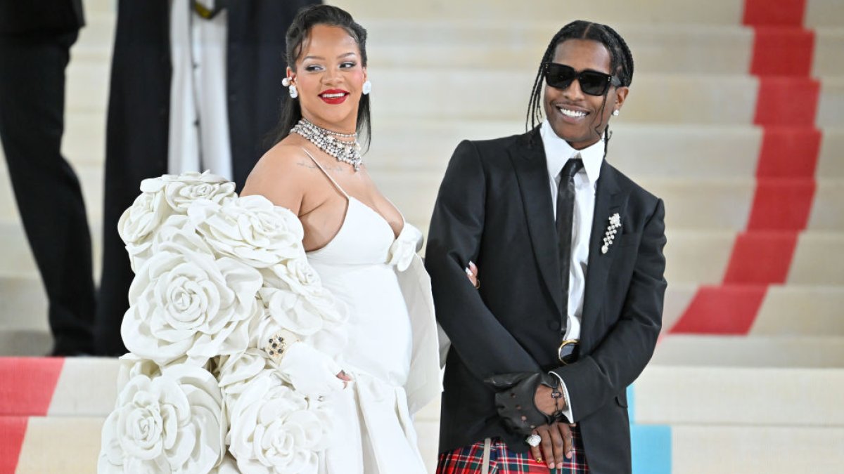 Rihanna and A$AP Rocky debut baby son Riot Rose in first formal loved ones photograph