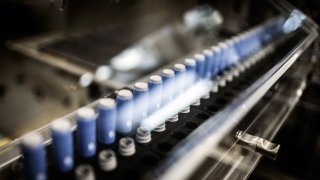 File - Injection pen parts at the Novo Nordisk A/S production facilities in Hillerod, Denmark, on June 12, 2023.